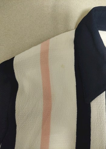 Çizgili Uzun Kollu Kadın Tunik - Görsel 7