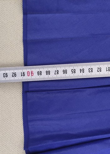 Mavi Pliseli Uzun Kadın Etek - Görsel 2