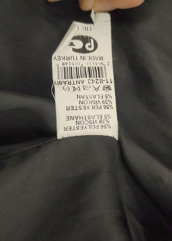 Kapüşonlu Antrasit Kaban - Görsel 5