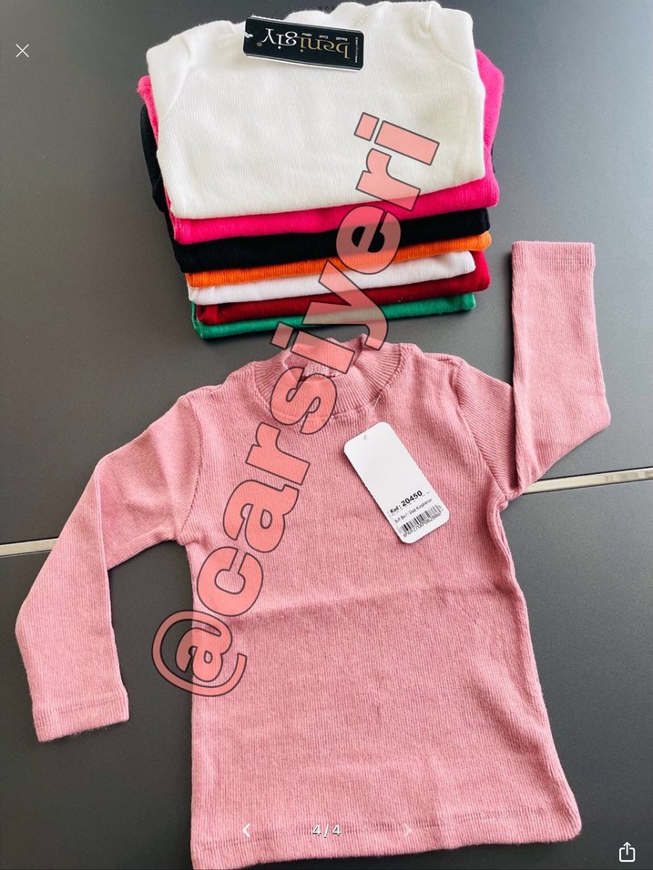 Çocuklar için renkli düz içlikler - Görsel 4