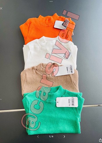 Çocuklar için renkli basic içlik - Görsel 3