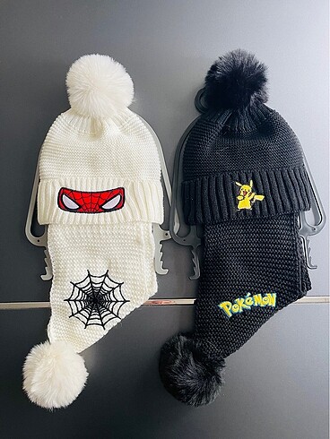 Çocuk atkı bere takımı - Görsel 7