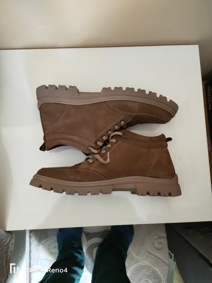 Erkek Kahverengi Süet Günlük Ayakkabı - Görsel 4