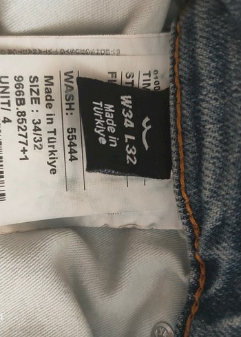 36 Beden mavi Renk Mavi Erkek Denim Pantolon Regular Fit