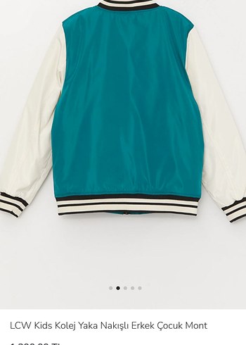 LCW Kids Erkek Çocuk Turkuaz Kolej Mont - Görsel 2