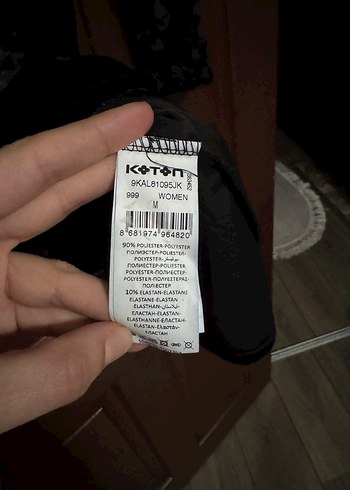 Uzun Kollu Siyah Kadife Elbise - Görsel 3