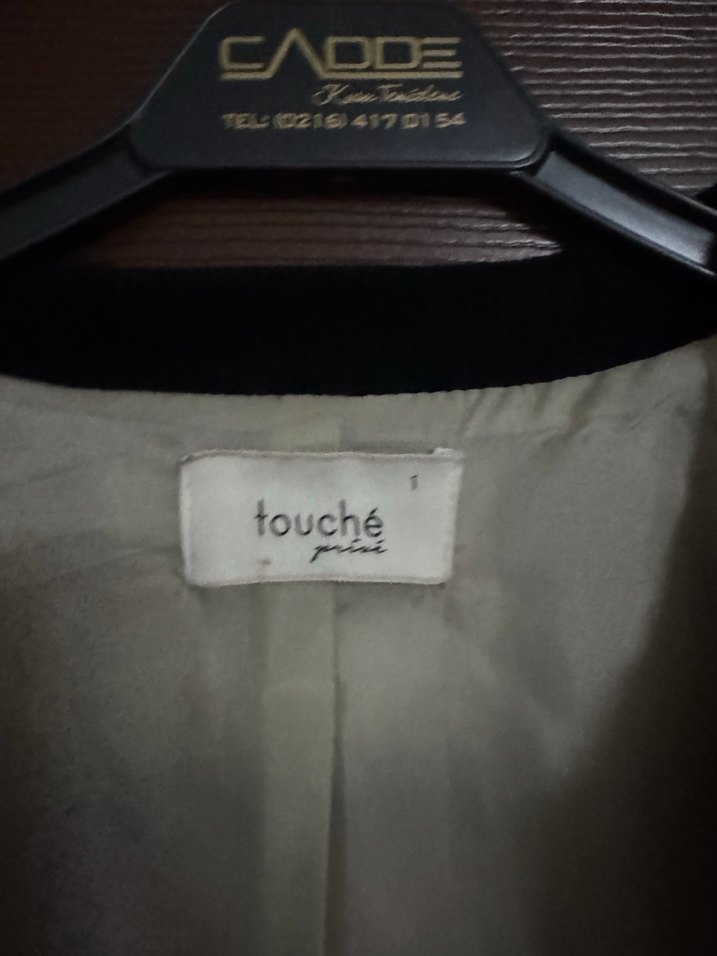 Bordo Ekose Desenli Uzun Kollu Kadın Kaban - Görsel 2