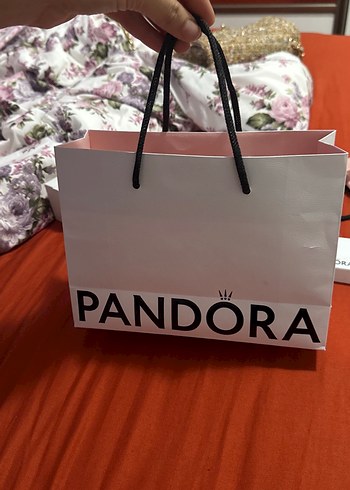 Pembe Baskılı Pandor Kadın Tote Çanta - Görsel 2