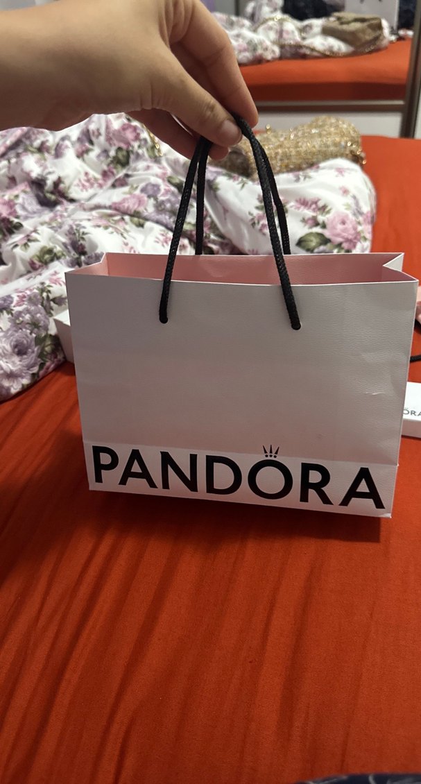 Pembe Baskılı Pandor Kadın Tote Çanta - Görsel 2