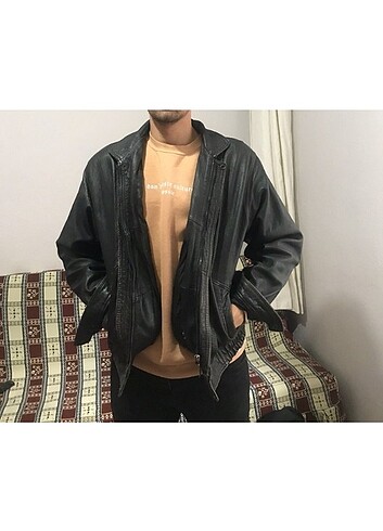 Derimod BOMBER ORJİNAL KOYUN DERİSİ CEKET