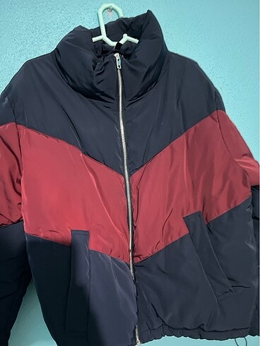 m Beden HM Lacivert bordo bomber mont
