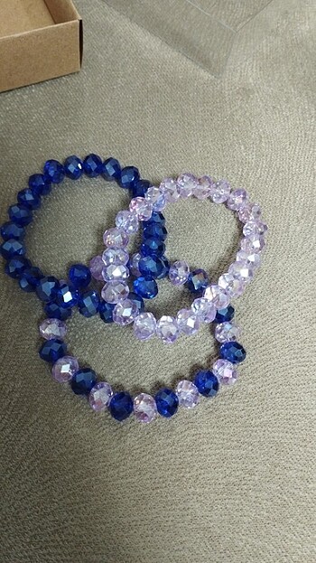 Kristal cam bileklik set