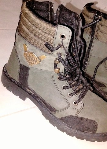 Kamuflaj Desenli Bağcıklı Erkek Bot - Görsel 4