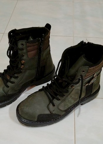 Kamuflaj Desenli Bağcıklı Erkek Bot - Görsel 5