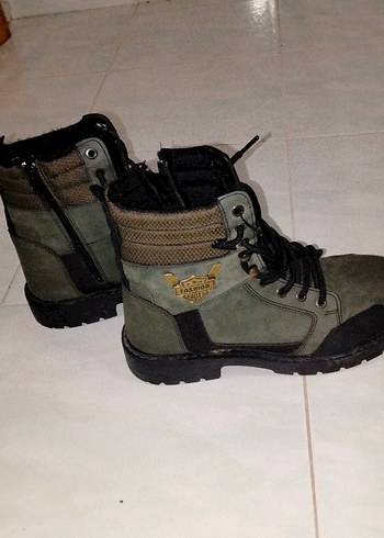 Kamuflaj Desenli Bağcıklı Erkek Bot - Görsel 2