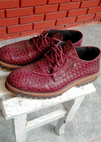 Bordo Erkek ayakkabi - Görsel 4