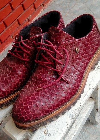 Bordo Erkek ayakkabi - Görsel 5