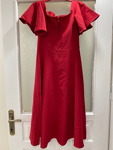 Diğer Kırmızı midi elbise