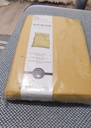 LCW Home Çift Kişilik hardal Nevresim Takımı - Görsel 4