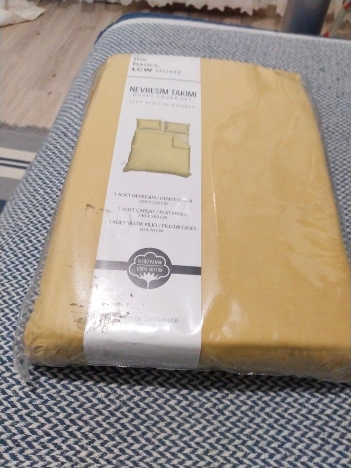 LCW Home Çift Kişilik hardal Nevresim Takımı - Görsel 4