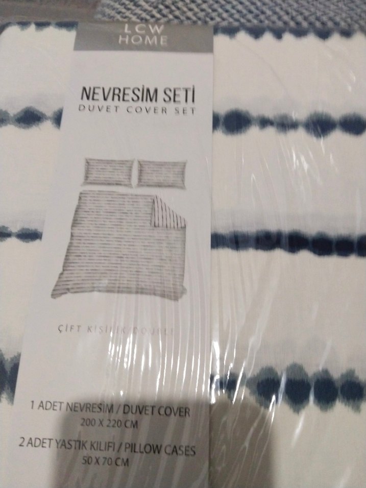 lacifert Baskılı Çift Kişilik Nevresim Seti - Görsel 2