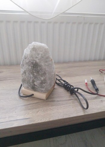 Bej Doğal Kaya Tuzu Lambası - Görsel 6