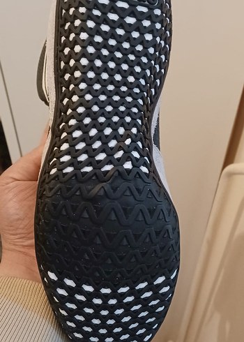 Siyah Beyaz Velcro Bağcıklı güreş Ayakkabısı - Görsel 5