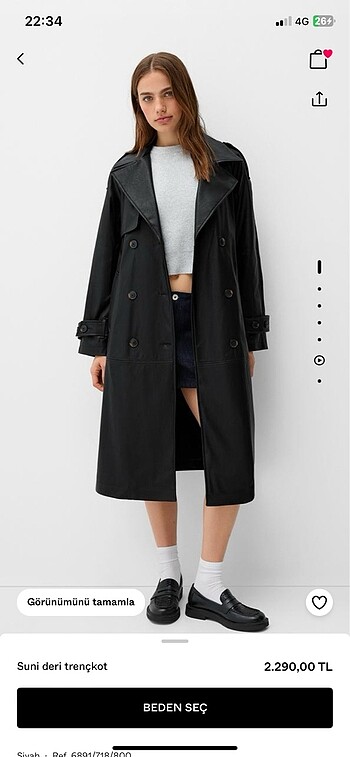 Bershka Bershka trençkot