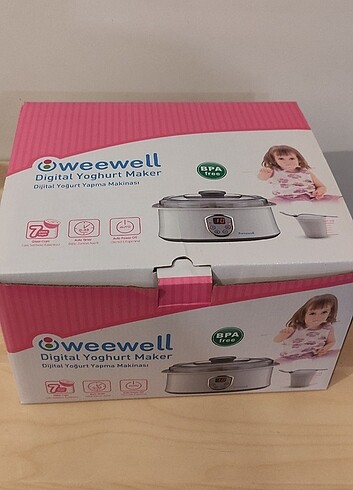 Weewell dijital yoğurt makinesi 