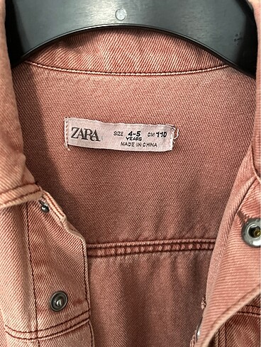 Zara Zara erkek çocuk ince kot ceket
