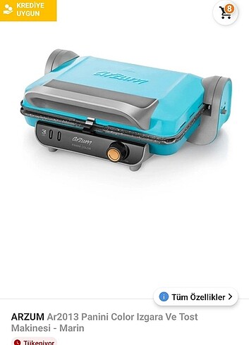Arzum Ar2013 Tost Makinesi