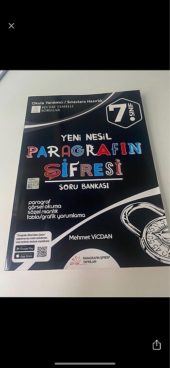 7.sınıf Paragrafın şifresi yayınları