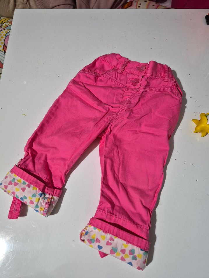 Kız Çocuk Pembe Street Wear Pantolon - Görsel 2