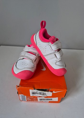 Kız Çocuk Nike Pembe Cırt Cırtlı Spor Ayakkabı - Görsel 4