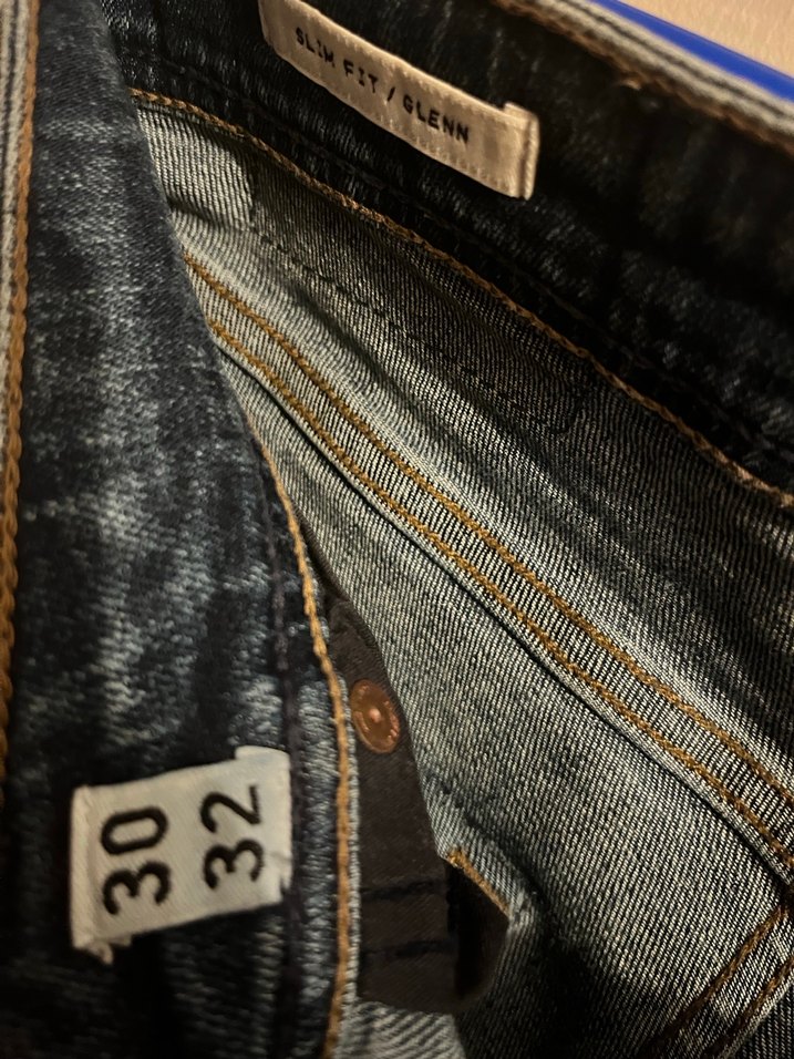 Jack jones Erkek Mavi Denim Günlük Kot Pantolon - Görsel 3
