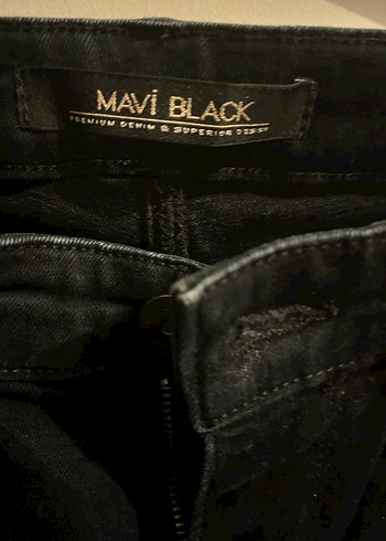 Mavi Jeans skınny fit pantolon koyu lacivert black modeli - Görsel 2