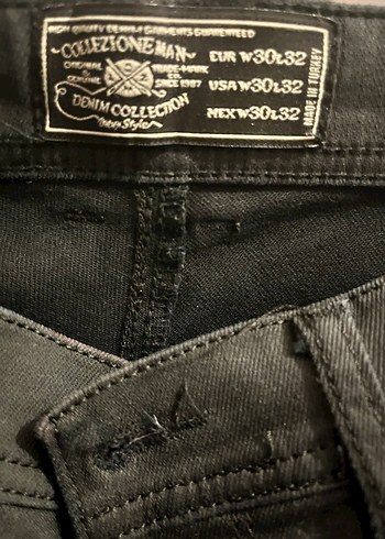 Collezione Erkek Siyah numlu Fit Jean - Görsel 2