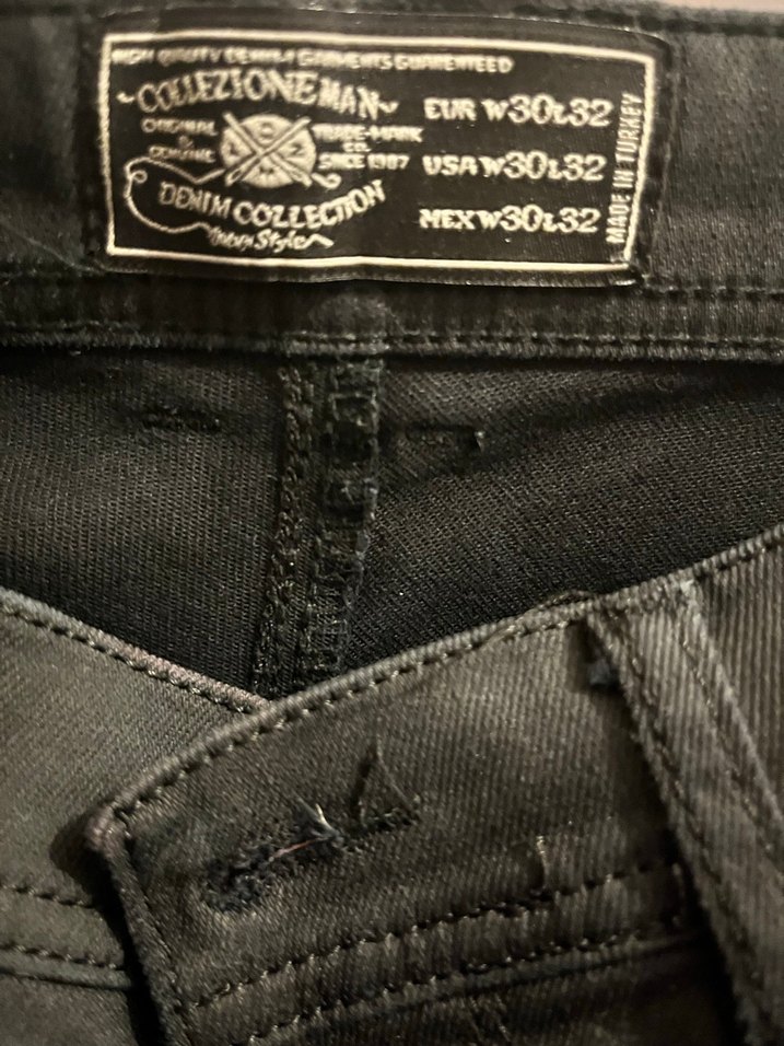 Collezione Erkek Siyah numlu Fit Jean - Görsel 2