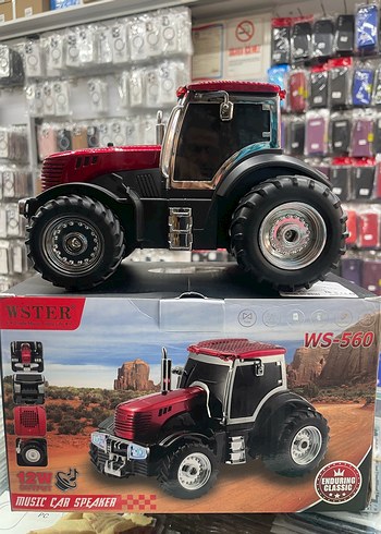 Hoparlör Bluetooth Renkli Müzikli Oyuncak Traktör WS-560