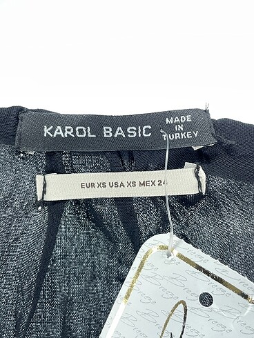 xs Beden siyah Renk PreLoved Bluz %70 İndirimli.