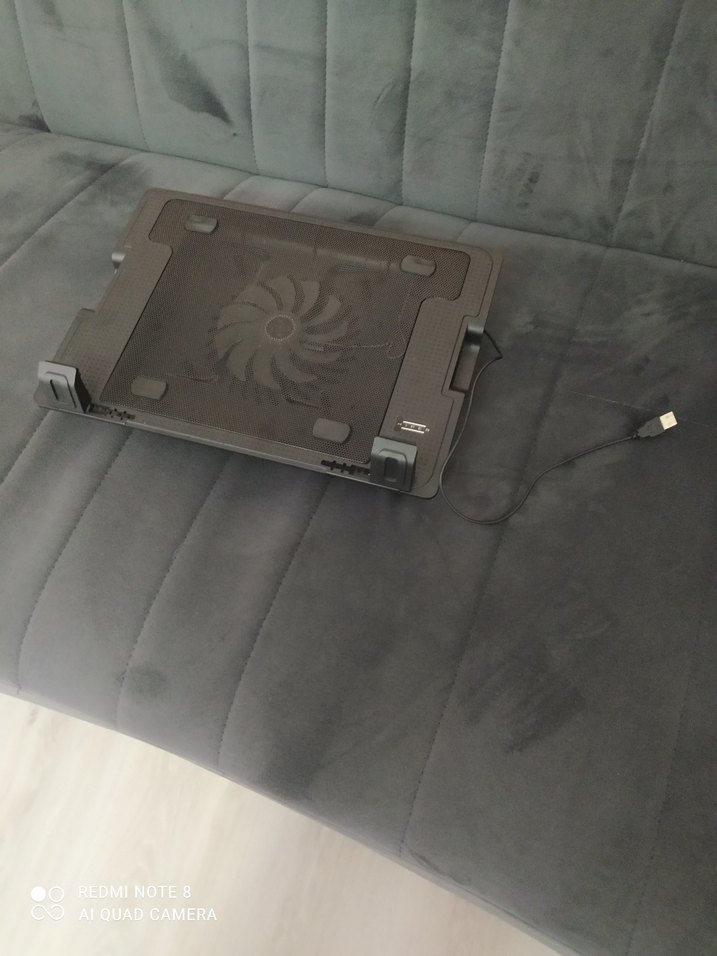 Gri Dizüstü Bilgisayar Soğutucu Fan - Görsel 2