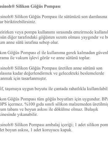 Mor Renkli Göğüs Pompası süt toplama - Görsel 2