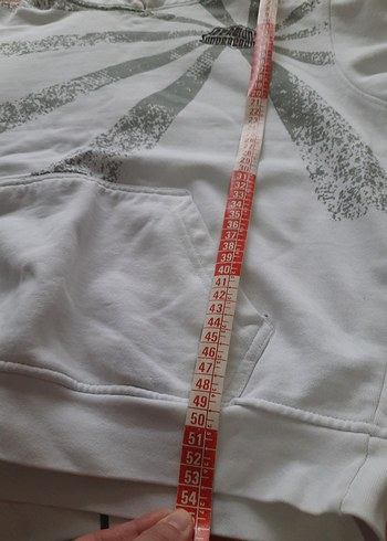 Gri Baskılı Beyaz çocuk Sweatshirt - Görsel 3