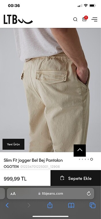 erkek jogger pantolon