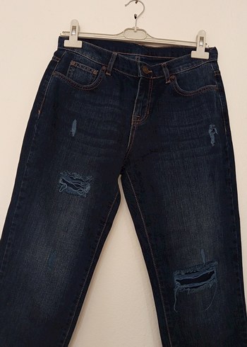 Mudo Kadın Lacivert Denim Jean Pantolon