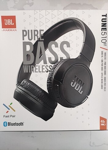 JBL 510BT KULAK ÜSTÜ KULAKLIK SİYAH 