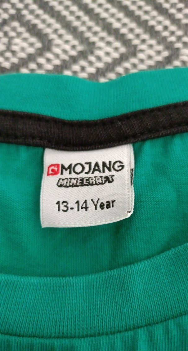 Minecraft Baskılı Erkek Çocuk Siyah Şort ve tişört - Görsel 5