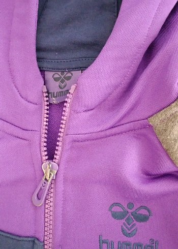 Kız Çocuk Kapüşonlu Fermuarlı Sweatshirt - Görsel 2