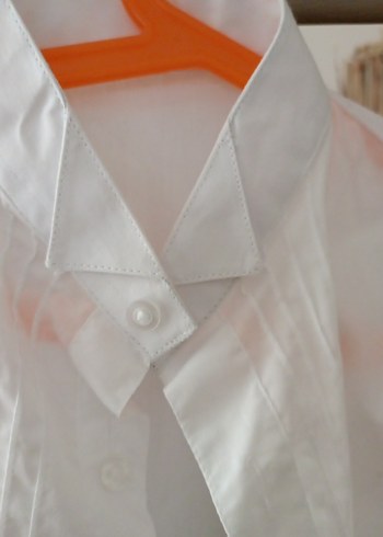 erkek Çocuk Beyaz Keten Uzun Kollu Gömlek - Görsel 2