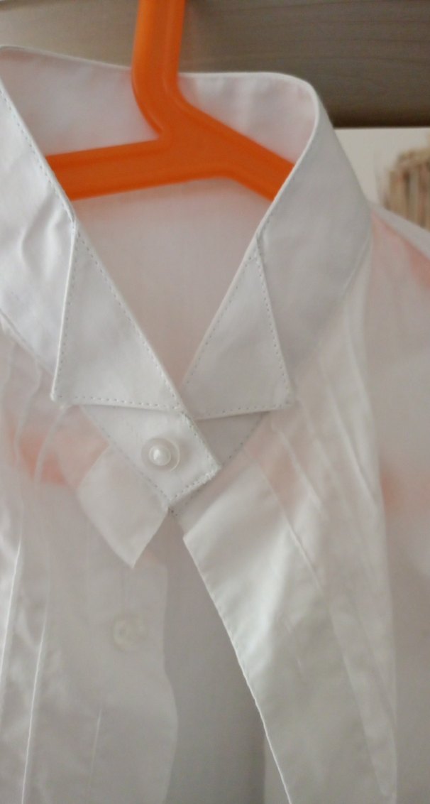 erkek Çocuk Beyaz Keten Uzun Kollu Gömlek - Görsel 2